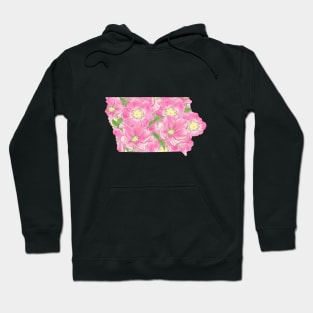 Iowa in Flowers Hoodie